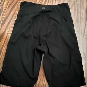 Black athletic shorts